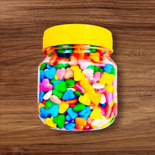 13 Multicolor Heart Candy Sprinkles