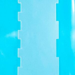 Zigzag transparent scrapper