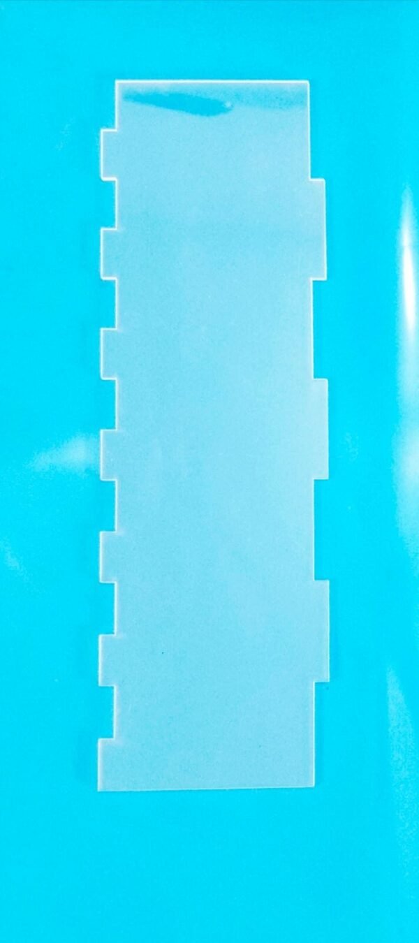 Zigzag transparent scrapper