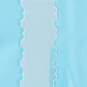 Zigzag transparent scrapper