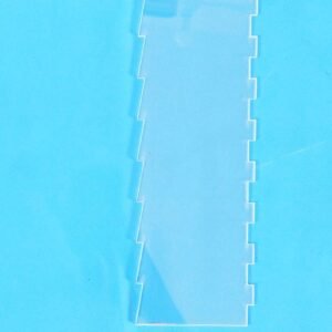 Zigzag transparent scrapper