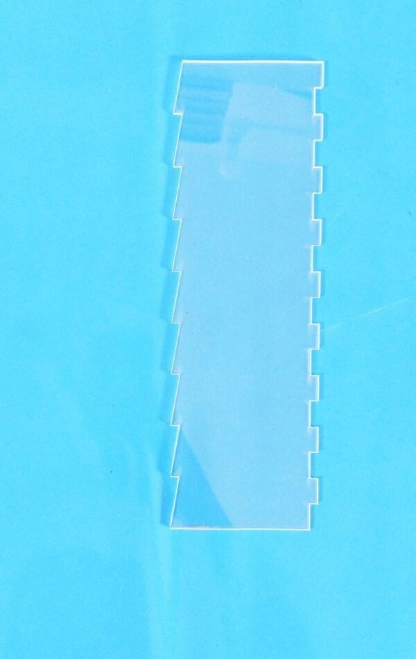 Zigzag transparent scrapper