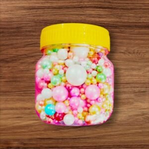 Pastel Sugar Pearls – Multicolor Edible Cake Sprinkles