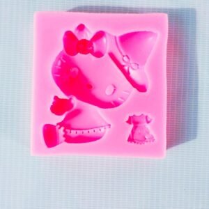Silicon baby girl mold