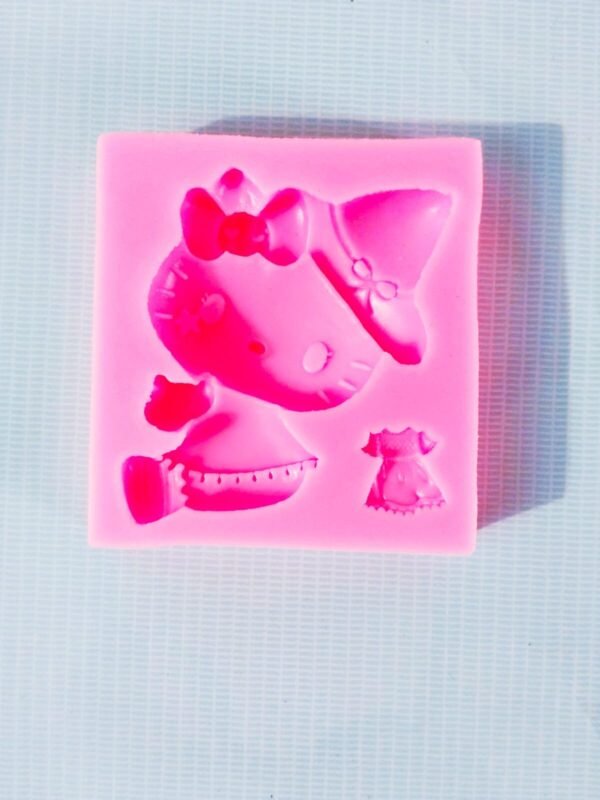 Silicon baby girl mold