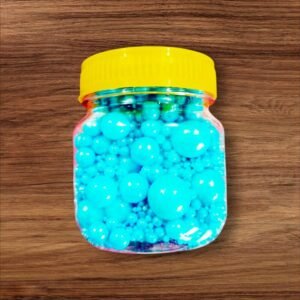 Turquoise Sugar Pearls – Metallic Cake Sprinkles