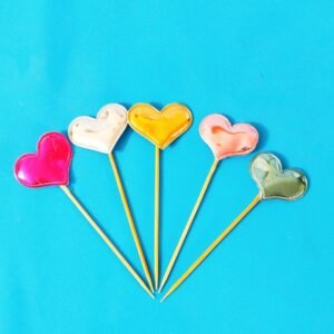 Love cup cake tropper 5 piece
