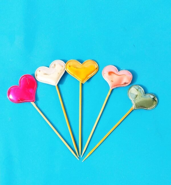 Love cup cake tropper 5 piece