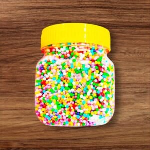 Multicolor Sugar Pearls – Round Edible Sprinkles
