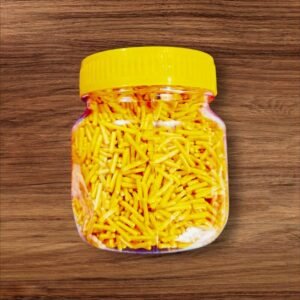 Yellow Sugar Sprinkles – Cylindrical Edible Cake Décor