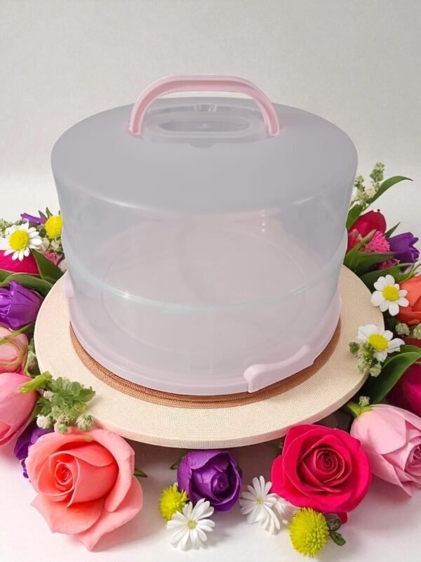 Round Transparent Cake Carrier