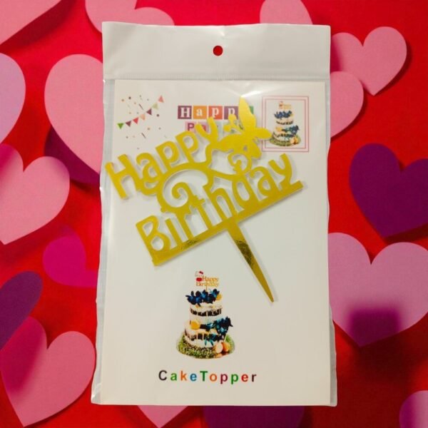 Happy Birthday Cake Topper