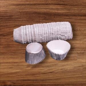 Silver Foil Cup Cake Linear
