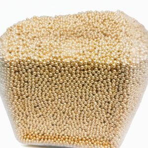 2mm golden pearls 50gm