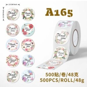 Thank you sticker 500 PCs A165