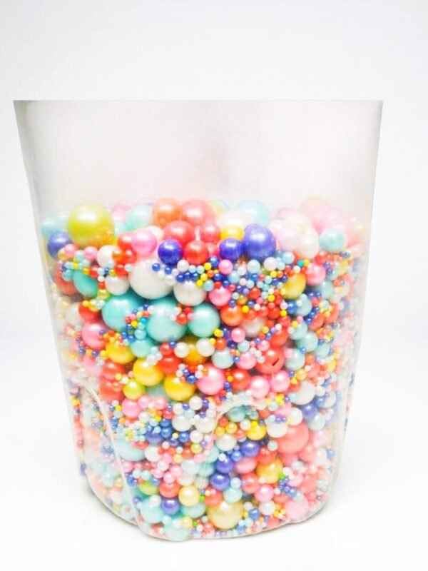 Mixed sugar pearls 50gm