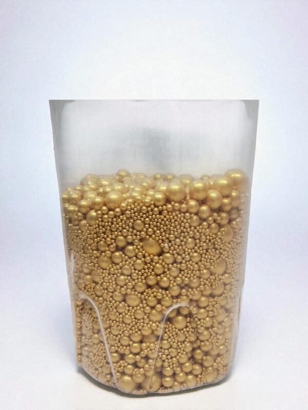 6 Deep golden mixed pearls 50gm