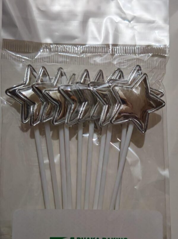 7 Silver Star Topper